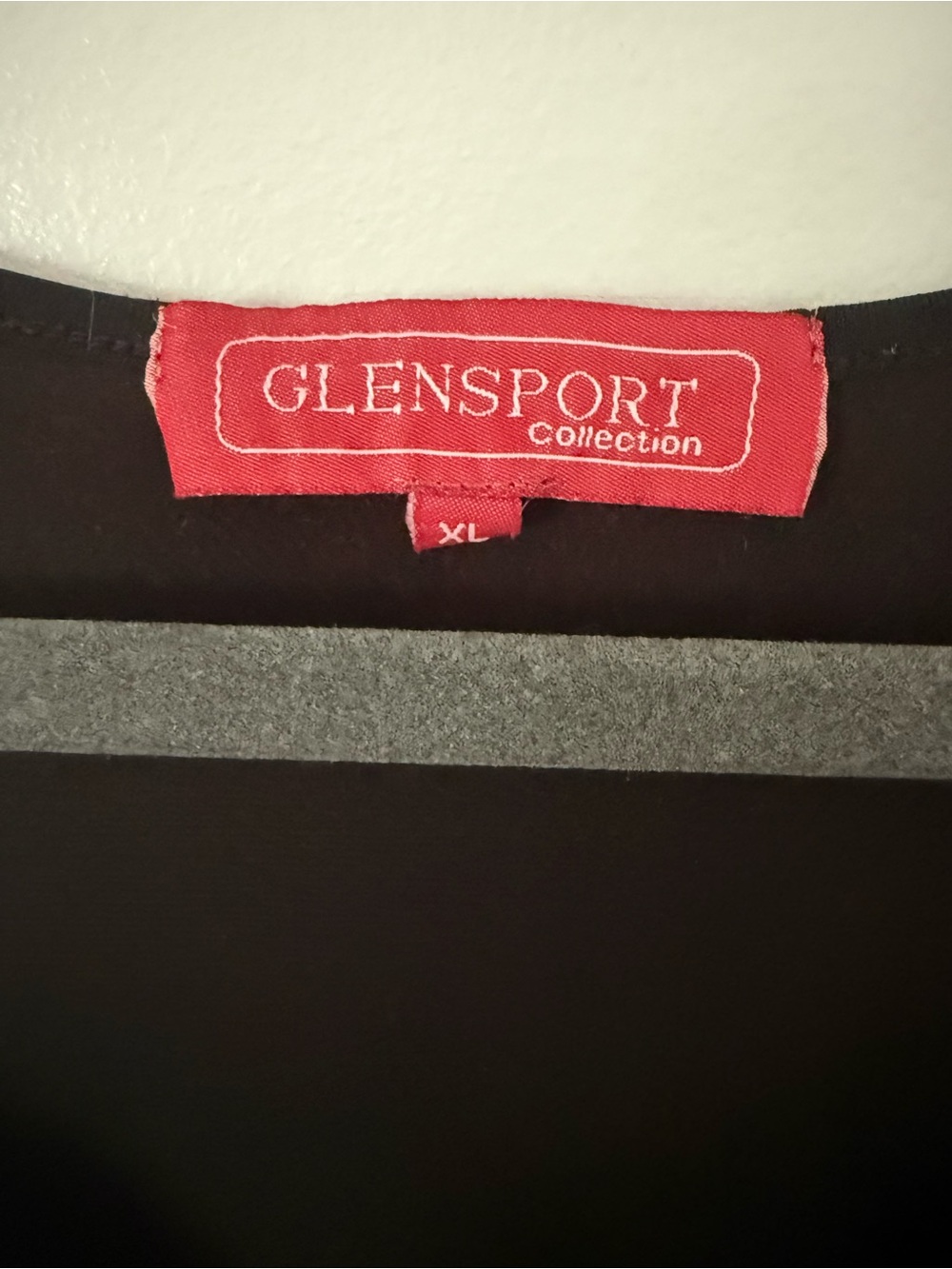 Glensport Collection Black Sweetheart Neck Top Vintage Short Sleeve Size XL - Picture 2 of 5